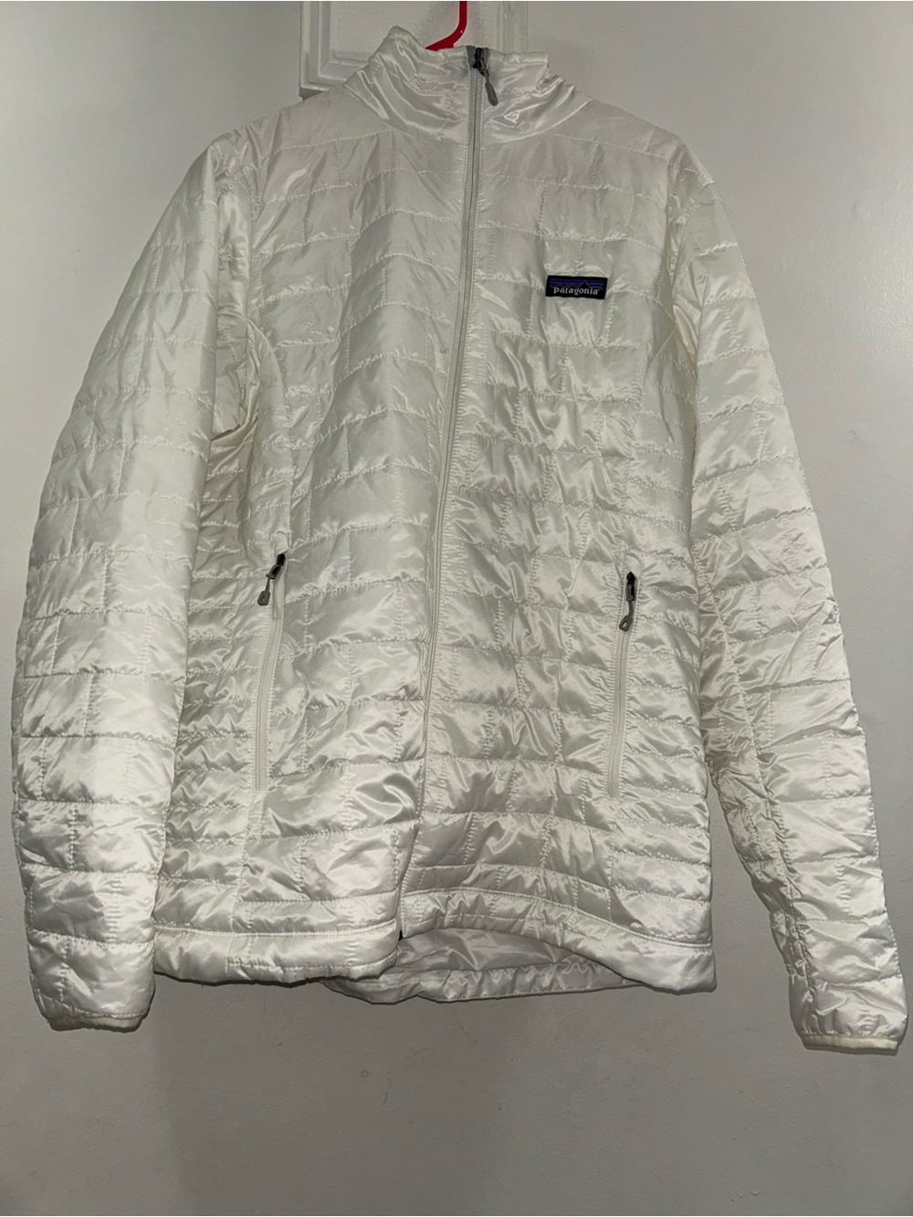 Patagonia Womens XL Nano Puff Insulated Jacket Primaloft - Birch White